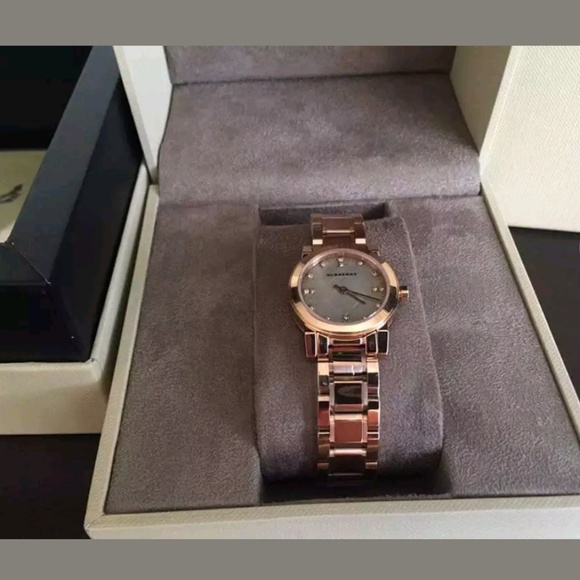 100% Authentic Burberry Rose Gold watch main image 4